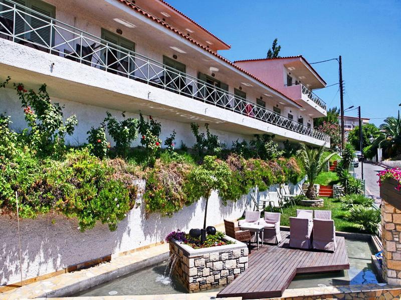 Sandy Bay Hotel Plomari Exterior foto