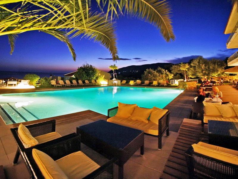 Sandy Bay Hotel Plomari Exterior foto
