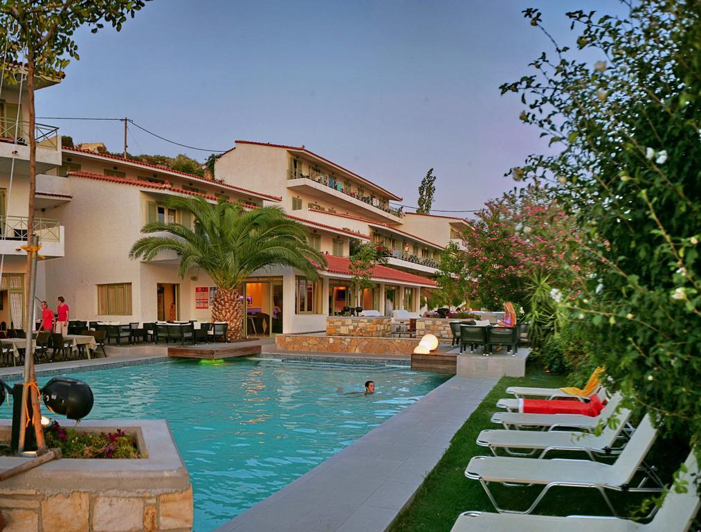 Sandy Bay Hotel Plomari Exterior foto