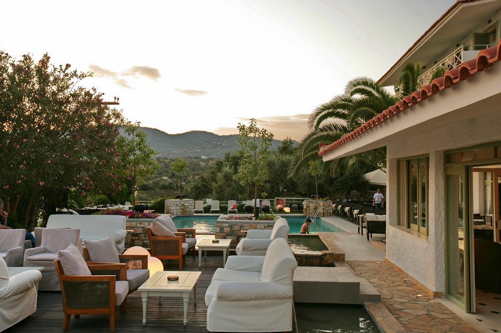 Sandy Bay Hotel Plomari Exterior foto