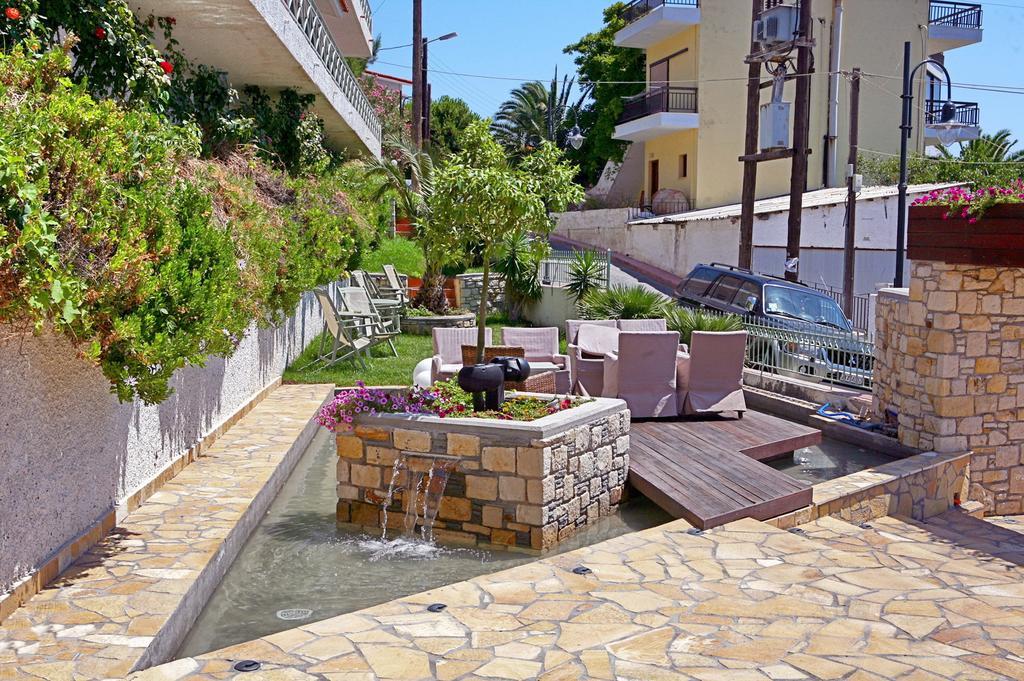 Sandy Bay Hotel Plomari Exterior foto